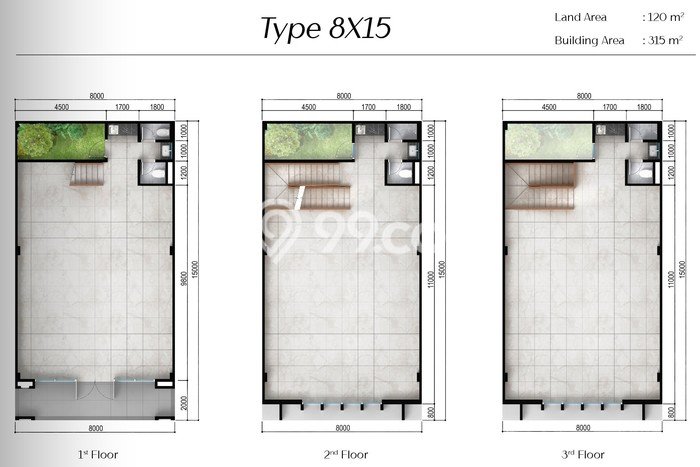 Unit Ruko Dijual di Bogor LT 120m2 & LB 315m2 Unit Ruko Dijual di Bogor LT 120m2 & LB 315m2