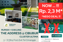 Dijual Rumah 3 Kamar Lokasi Strategis Nyaman dan Strategis di Tapos Dijual Rumah 3 Kamar Lokasi Strategis Nyaman dan Strategis di Tapos