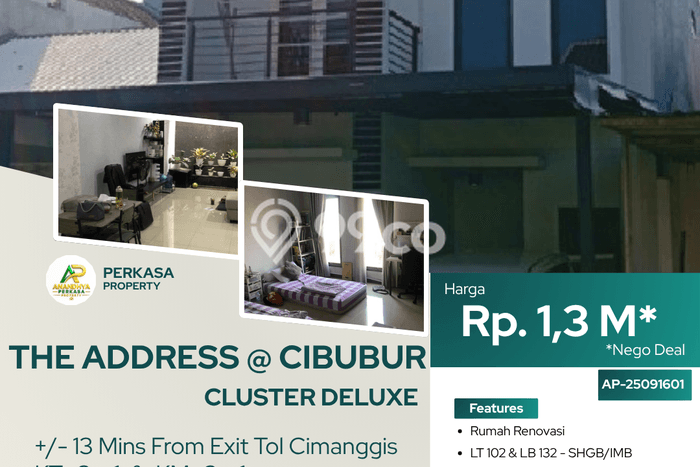 Jual Rumah Strategis Bagus Punya 3 KT di Tapos Depok - Jual Rumah Strategis Bagus Punya 3 KT di Tapos Depok -