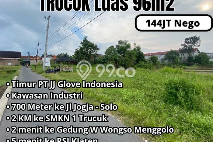 Jarang Ada! Tanah di Trucuk Punya Luas 96m2 SHM Jarang Ada! Tanah di Trucuk Punya Luas 96m2 SHM