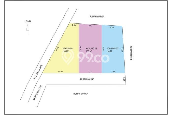 Dijual Tanah di Jogonalan Klaten Luas 471m2 SHM Dijual Tanah di Jogonalan Klaten Luas 471m2 SHM