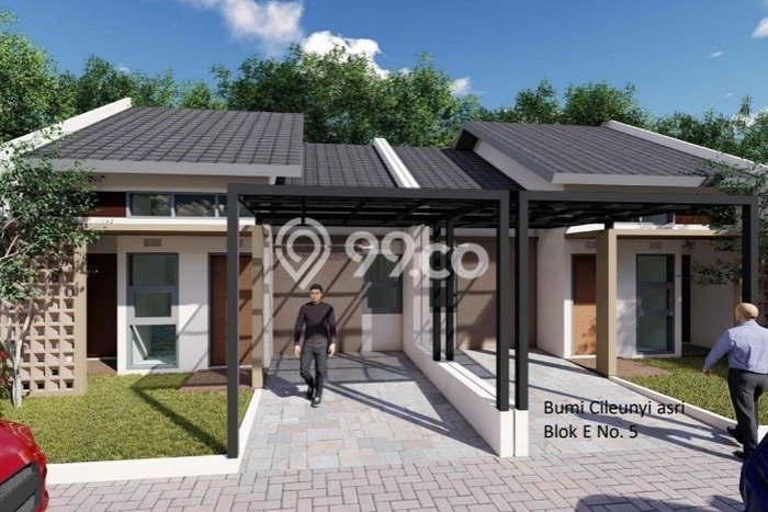Rumah Modern di Cileunyi, Bandung, Luas 80m² Bangunan 56m² Rumah Modern di Cileunyi, Bandung, Luas 80m² Bangunan 56m²
