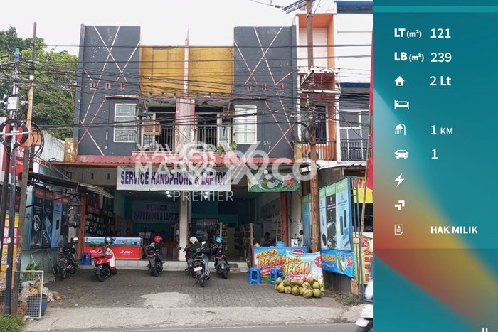 Area Ramai! Ruko Dijual di Lowokwaru untuk Bisnis Luas Bangunan 239m2 Area Ramai! Ruko Dijual di Lowokwaru untuk Bisnis Luas Bangunan 239m2