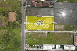 Untuk Dijual Tanah di Badung, Luas 1000m2 SHM Untuk Dijual Tanah di Badung, Luas 1000m2 SHM