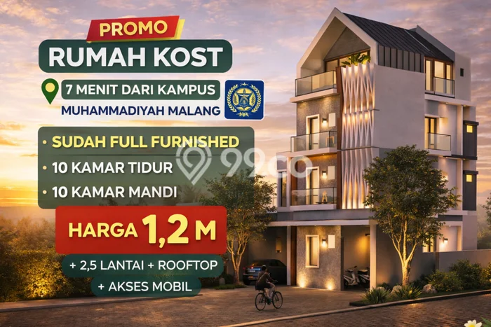 Untuk Dijual Kost di Dau, Malang, 10 KT, 10 KM, Luas 120m2 Untuk Dijual Kost di Dau, Malang, 10 KT, 10 KM, Luas 120m2