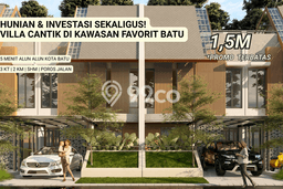 Vila Premium di Bumiaji, Area 84m2m², Akses Bumiaji, Batu, Batu Vila Premium di Bumiaji, Area 84m2m², Akses Bumiaji, Batu, Batu