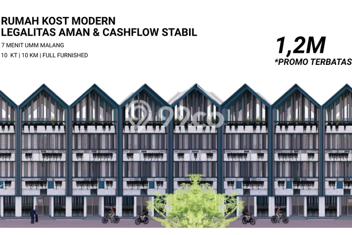 Kost Dijual Lokasi Dau, Malang, 10 KT, 10 KM, 144m2 Kost Dijual Lokasi Dau, Malang, 10 KT, 10 KM, 144m2