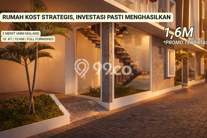 Dijual Kost di Kawasan Lowokwaru, Malang, Spesifikasi 10 KT, 10 KM, 150m2 Dijual Kost di Kawasan Lowokwaru, Malang, Spesifikasi 10 KT, 10 KM, 150m2