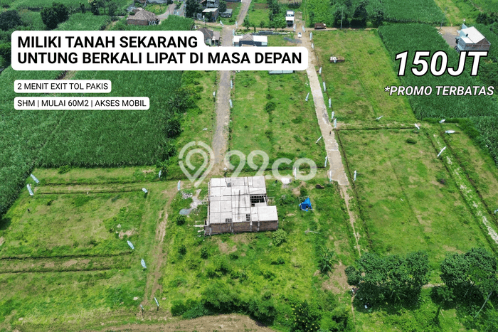 Tanah Komersial Dijual di Pakis Malang 60m2 Tanah Komersial Dijual di Pakis Malang 60m2