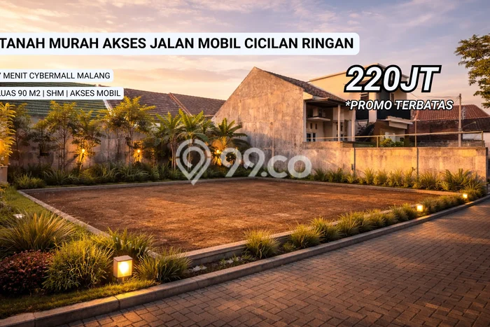 Jarang Ada! Tanah di Sukun Punya Luas 90m2 SHM Jarang Ada! Tanah di Sukun Punya Luas 90m2 SHM