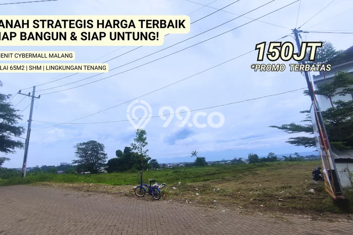 Lahan Kosong Dijual di Sukun, Malang, Luas 72m2 Area Strategis Lahan Kosong Dijual di Sukun, Malang, Luas 72m2 Area Strategis