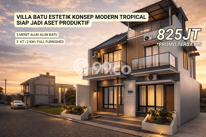 Investasi Potensial! Vila Kawasan Bumiaji, Dimensi 60m2m², Akses Mudah Pusat Kota Investasi Potensial! Vila Kawasan Bumiaji, Dimensi 60m2m², Akses Mudah Pusat Kota