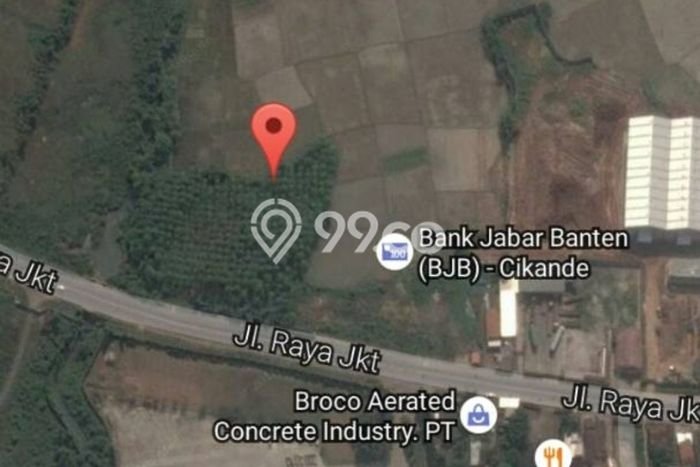 Tanah Dijual Lokasi Cikande, Serang dengan Luas Tanah 21697m2 dan Status SHM Tanah Dijual Lokasi Cikande, Serang dengan Luas Tanah 21697m2 dan Status SHM