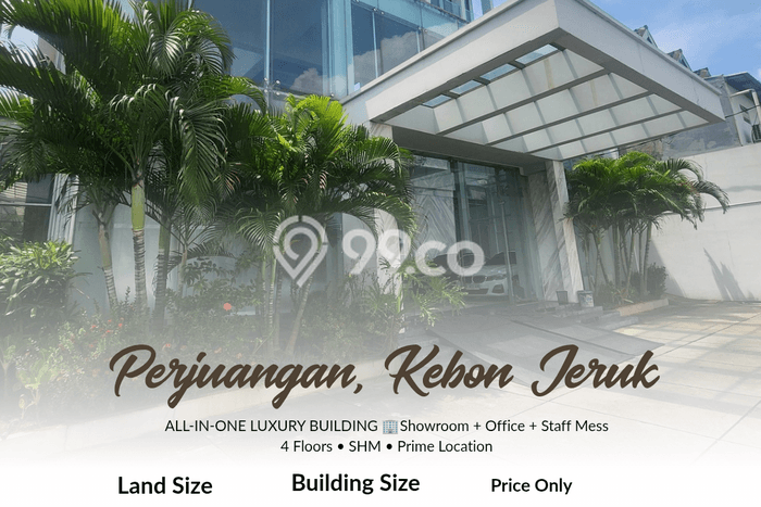 FOR SALE! Kantor di Kebon Jeruk Jakarta Barat, LT 1500m2, LB 3000m2 FOR SALE! Kantor di Kebon Jeruk Jakarta Barat, LT 1500m2, LB 3000m2