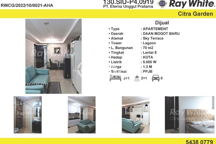 Hunian Apartemen Ideal untuk Dijual di Jakarta Barat dengan 2 Kamar Hunian Apartemen Ideal untuk Dijual di Jakarta Barat dengan 2 Kamar