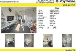 Dijual Apartemen 2 KT di Jakarta Barat Luas 36m2 Dijual Apartemen 2 KT di Jakarta Barat Luas 36m2