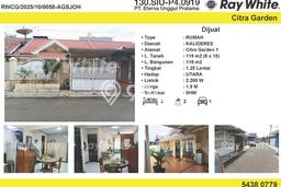 Jual Rumah Modern 3 KT di Citra Garden, Jakarta Barat Jual Rumah Modern 3 KT di Citra Garden, Jakarta Barat