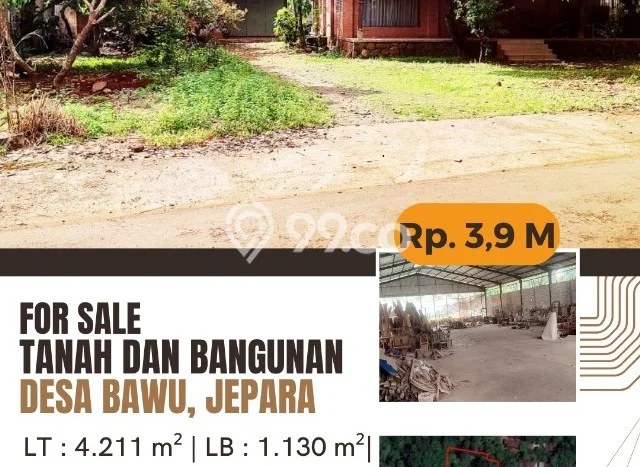 Tanah Kavling untuk Dijual di Jepara Jepara 4211m2 Tanah Kavling untuk Dijual di Jepara Jepara 4211m2