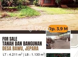 Tanah Kavling untuk Dijual di Jepara Jepara 4211m2 Tanah Kavling untuk Dijual di Jepara Jepara 4211m2