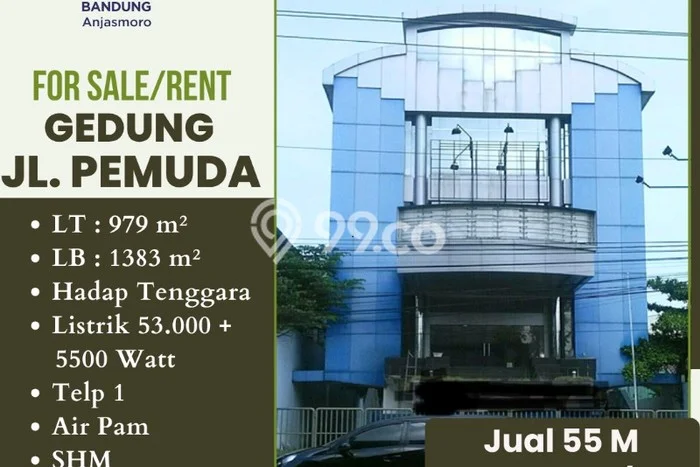 LOKASI PREMIUM! Kantor Area Bisnis Kawasan Semarang Tengah, Luas 1383m2m², Siap Bisnis LOKASI PREMIUM! Kantor Area Bisnis Kawasan Semarang Tengah, Luas 1383m2m², Siap Bisnis