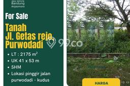 Tanah untuk Dijual di Purwodadi Grobogan Luas 2175m2 Tanah untuk Dijual di Purwodadi Grobogan Luas 2175m2