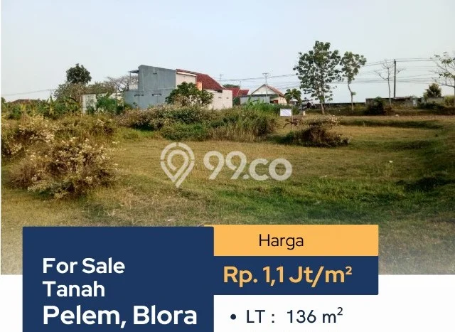 Tanah Kavling Dijual di Blora Kota, Blora dengan Luas Tanah 136m2 Tanah Kavling Dijual di Blora Kota, Blora dengan Luas Tanah 136m2