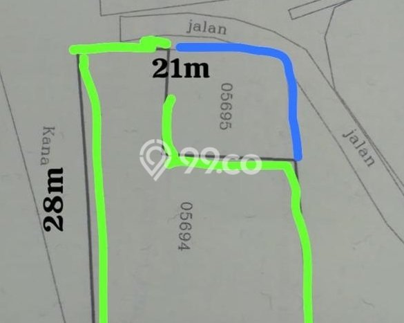 Tanah untuk Dijual di Tangerang Tangerang Luas 588m2 Tanah untuk Dijual di Tangerang Tangerang Luas 588m2