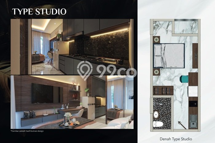 Untuk Dijual Apartemen Strategis di Nongsa Batam 1 Kamar Tidur Untuk Dijual Apartemen Strategis di Nongsa Batam 1 Kamar Tidur