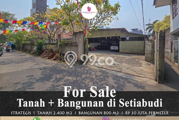Dijual Tanah 2400m2 di Setiabudi, Jakarta Selatan Dijual Tanah 2400m2 di Setiabudi, Jakarta Selatan