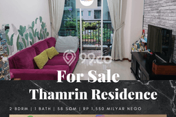 Tersedia Apartemen 2 KT & 1 KM di Tanah Abang, Jakarta Pusat Tersedia Apartemen 2 KT & 1 KM di Tanah Abang, Jakarta Pusat