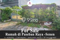 Rumah Eksklusif Dijual LT 340m2 di Senen, Jakarta Pusat Rumah Eksklusif Dijual LT 340m2 di Senen, Jakarta Pusat
