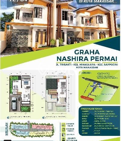 LOKASI PREMIUM! Rumah Strategis di Hertasning, LT 84m² Bangunan 72m² LOKASI PREMIUM! Rumah Strategis di Hertasning, LT 84m² Bangunan 72m²