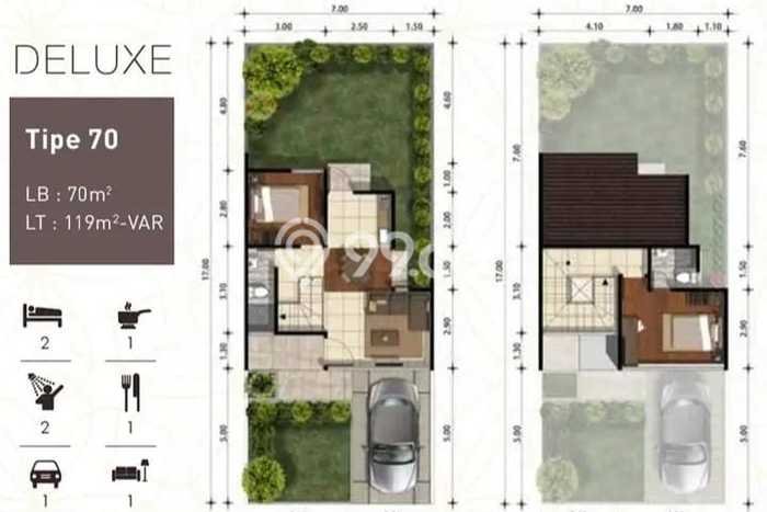 Rumah Modern 2 KT LT 119m2 di Cikarang Rumah Modern 2 KT LT 119m2 di Cikarang
