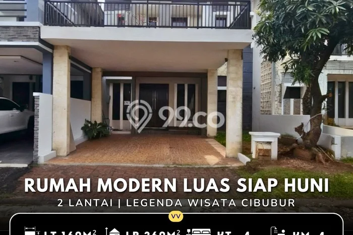 Rumah Minimalis 4 KT di Legenda Wisata Bogor Unfurnished Rumah Minimalis 4 KT di Legenda Wisata Bogor Unfurnished