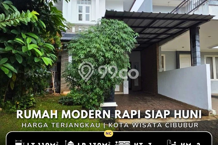 Hunian Nyaman Asri 3 KT Siap Pakai di Kota Wisata Bogor Hunian Nyaman Asri 3 KT Siap Pakai di Kota Wisata Bogor