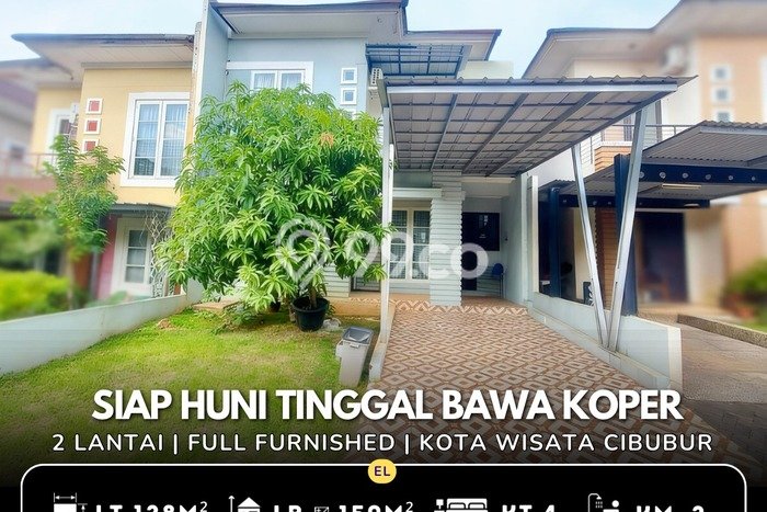 Rumah Modern 4 Kamar LT 128m2 di Kota Wisata Rumah Modern 4 Kamar LT 128m2 di Kota Wisata
