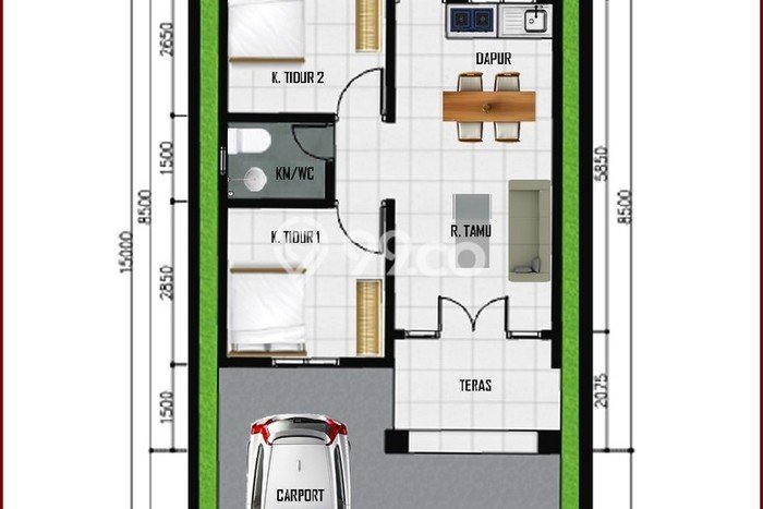 Rumah Strategis di Kulonprogo, Dekat Kawasan Bisnis, Kulon Progo - 2 Kamar Tidur Rumah Strategis di Kulonprogo, Dekat Kawasan Bisnis, Kulon Progo - 2 Kamar Tidur