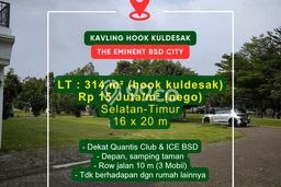 Tanah Dijual Area Strategis di BSD Eminent Tangerang 314m2 Tanah Dijual Area Strategis di BSD Eminent Tangerang 314m2
