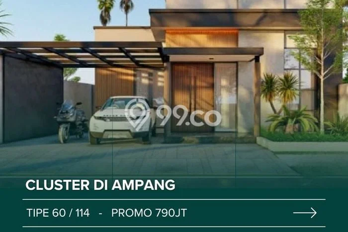 Rumah Strategis Minimalis Lb 60m2 di Kuranji, Padang Rumah Strategis Minimalis Lb 60m2 di Kuranji, Padang