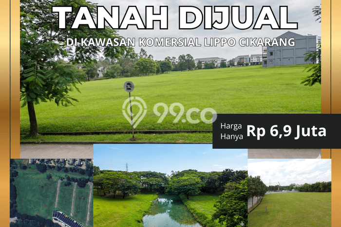 Jarang Ada! Tanah di Cikarang Selatan Punya Luas 1100m2 - Jarang Ada! Tanah di Cikarang Selatan Punya Luas 1100m2 -
