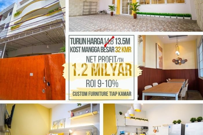 Unit Kost Dijual di Mangga Besar dengan 32 Kamar Area Strategis Unit Kost Dijual di Mangga Besar dengan 32 Kamar Area Strategis