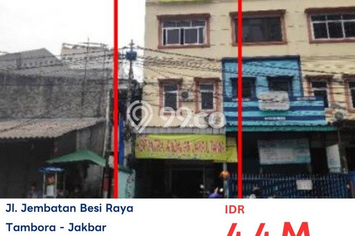 Unit Ruko Dijual di Jakarta Barat LT 57m2 & LB 203m2 Unit Ruko Dijual di Jakarta Barat LT 57m2 & LB 203m2