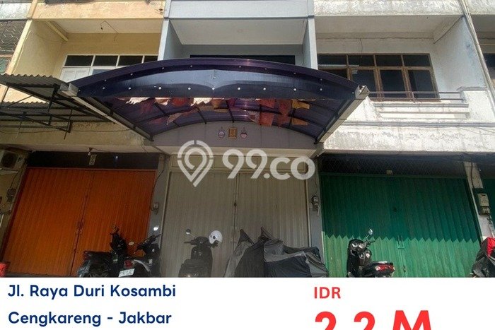 Ruko Dijual di Jakarta Barat LT 71m2 & LB 150m2 Lokasi Terbaik! Ruko Dijual di Jakarta Barat LT 71m2 & LB 150m2 Lokasi Terbaik!