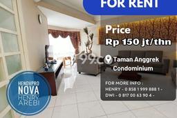 Apartemen di Taman Anggrek, 3 KT, Luas 146m², Lokasi Premium Apartemen di Taman Anggrek, 3 KT, Luas 146m², Lokasi Premium