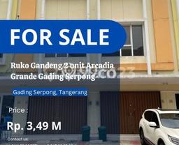 Dijual! Ruko di Gading Serpong Tangerang LT 81m2 / LB 162m2 Kawasan Strategis Dijual! Ruko di Gading Serpong Tangerang LT 81m2 / LB 162m2 Kawasan Strategis
