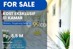 Kost Dijual di Bintaro dengan 32 KT dan Luas 450m2 Kost Dijual di Bintaro dengan 32 KT dan Luas 450m2