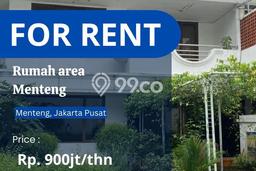 Hunian Strategis Disewakan 3 Kamar di Menteng Bisa Nego Hunian Strategis Disewakan 3 Kamar di Menteng Bisa Nego