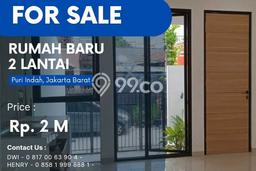 BEST OFFER! Rumah Siap Huni area Puri Indah, LT 76m² LB 100m² BEST OFFER! Rumah Siap Huni area Puri Indah, LT 76m² LB 100m²