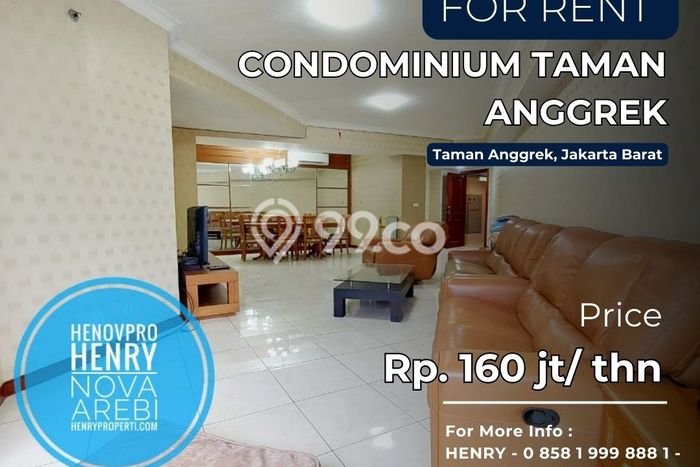 Disewakan Apartemen Harga Terjangkau di Taman Anggrek 3 KT Disewakan Apartemen Harga Terjangkau di Taman Anggrek 3 KT