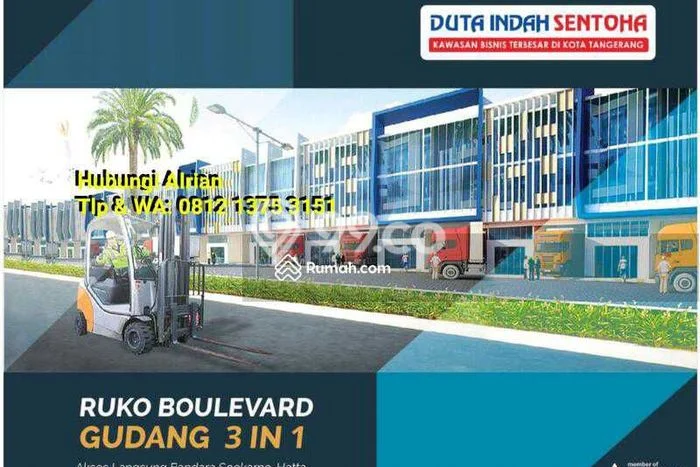 Area Ramai! Gudang Dijual di Periuk untuk Bisnis Luas Bangunan 229m2 Area Ramai! Gudang Dijual di Periuk untuk Bisnis Luas Bangunan 229m2